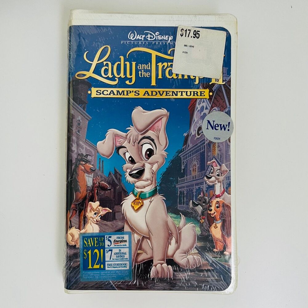 WALT DISNEY Lady and the Tramp II: Scamp's Adventure VHS Tape
